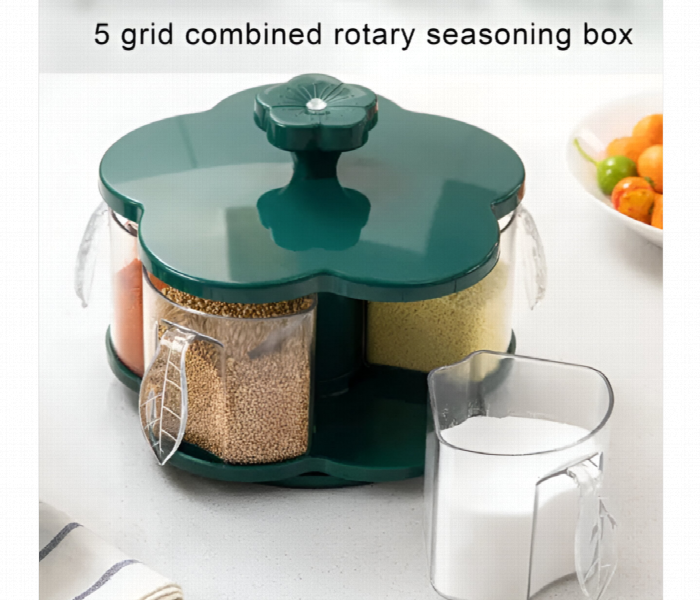 Kitchen Rotatable Seasoning Pot Spice Container - Zoom Image 2