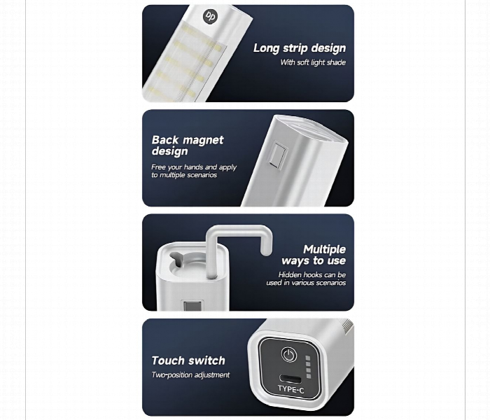 Led Rechargeable Emergency Light Dp 7175 - Zoom Image 4