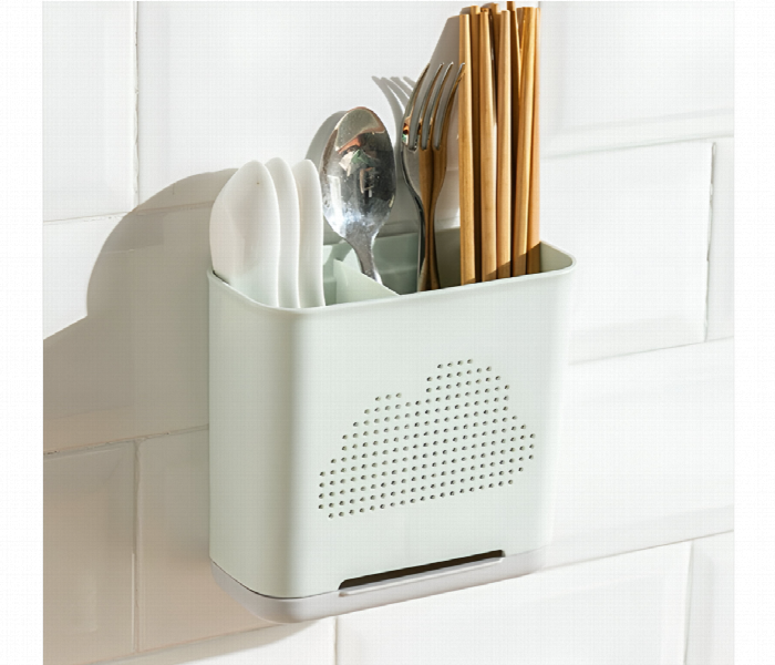 Durable Plastic Kitchen Spoon Holder - Zoom Image 1