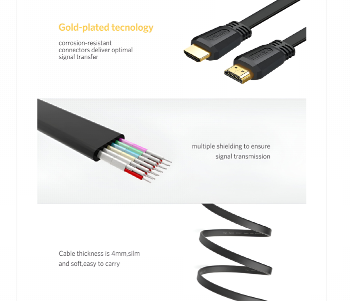 Ugreen Hdmi Flat Cable 1.5 Meter Ed015 - Zoom Image 3