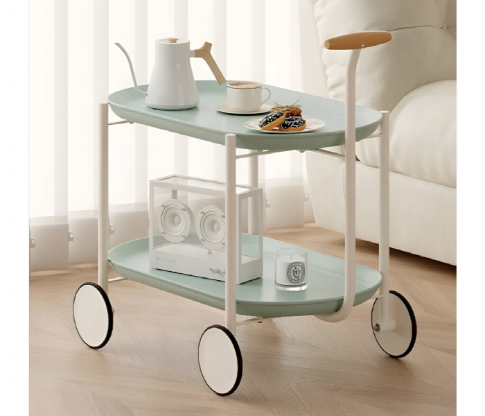 Kitchen 2 Tier Trolley Cart Stylish And Functional Storage Solution - Zoom Image 1