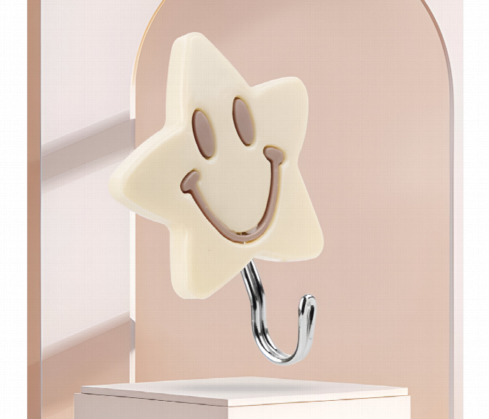 Multipurpose Smiley Wall Hook No Tools Required - Zoom Image 4