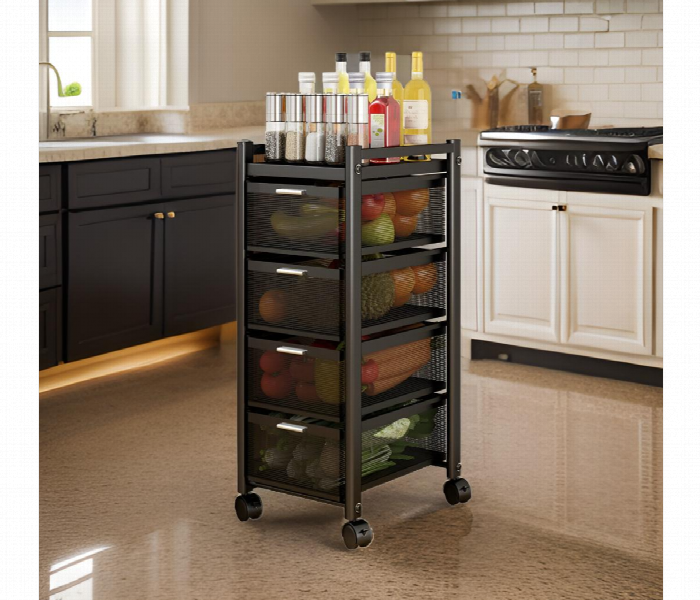 Multi Layer Drawer Kitchen Trolley Rack - Zoom Image 1