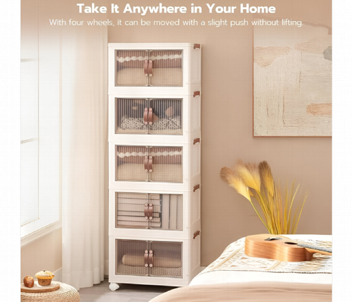 5 Layer Foldable Storage Cabinet - Zoom Image 1