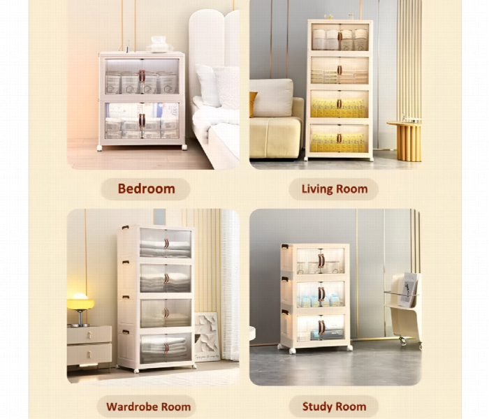 5 Layer Foldable Storage Cabinet - Zoom Image 4