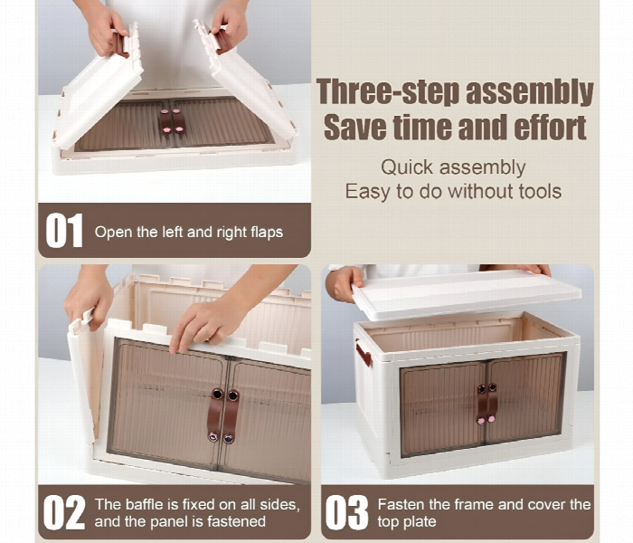 4 Layer Foldable Storage Cabinet - Zoom Image 4