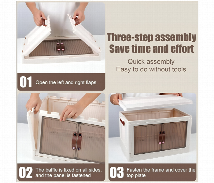 3 Layer Foldable Storage Cabinet - Zoom Image 4