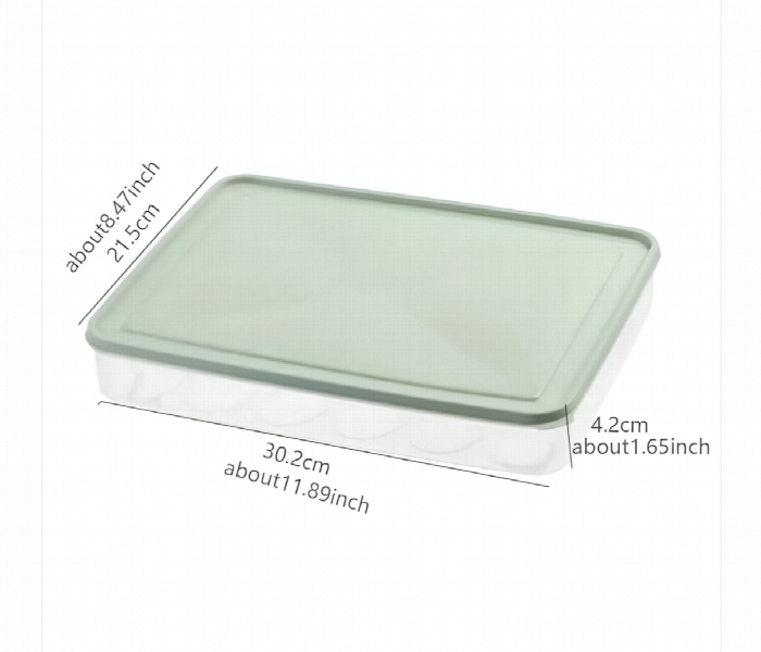 Stackable 24 Egg Storage Box 2 Pack Clear Plastic - Zoom Image 5