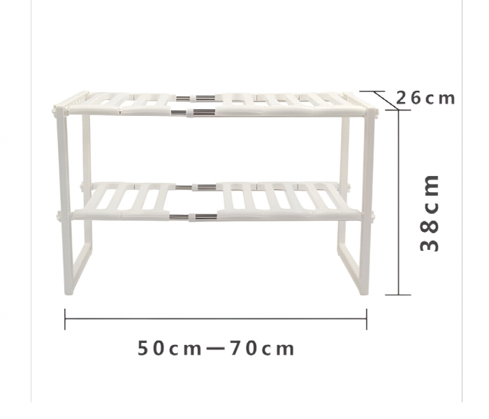 Adjustable Under Sink Kitchen Rack Organizer - Zoom Image 5