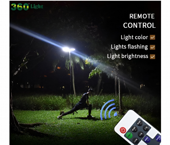 Camping Double Led Light Long Stand Lantern - Zoom Image 2
