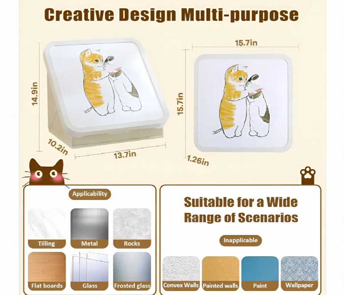 Wall Storage Box Foldable Cat Design - Zoom Image 4