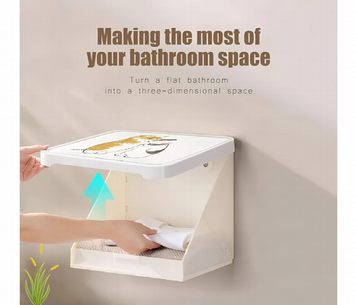Wall Storage Box Foldable Cat Design - Zoom Image 2