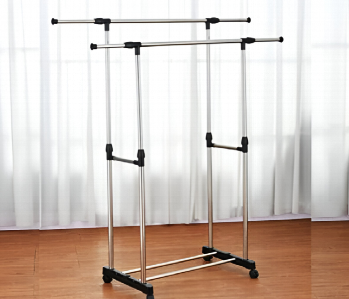 Clothes Rack Double Pole 30Kg Capacity - Zoom Image 3