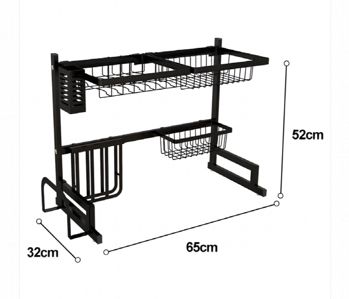 Kitchen Heavy Metal Sink Rack Single - Zoom Image 4