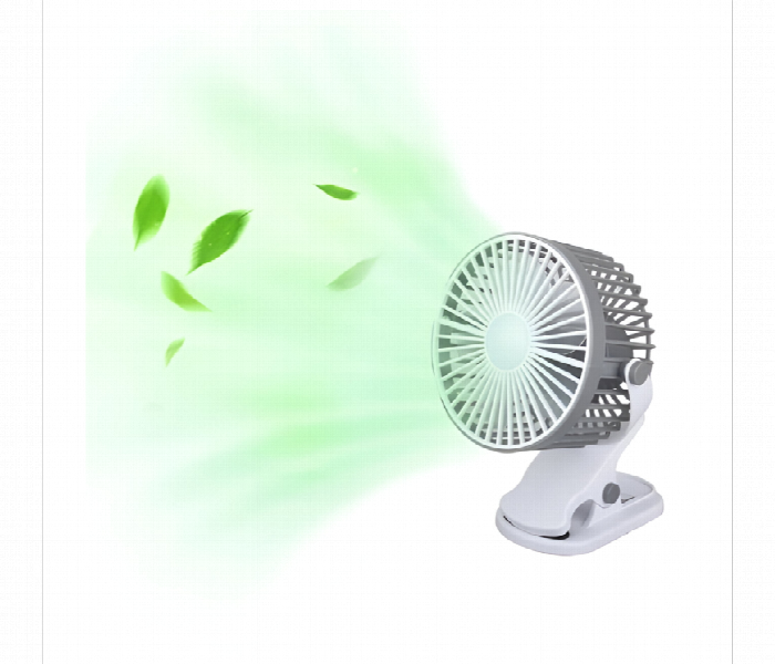 Mini Rechargeable Table Clamp Fan - Zoom Image 2