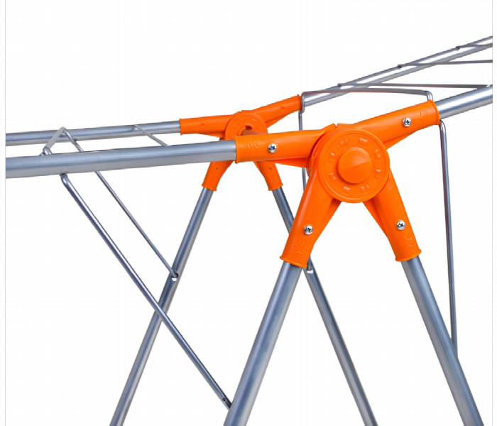 Foldable Clothes Drying Stand Durable Metal Rack - Zoom Image 2