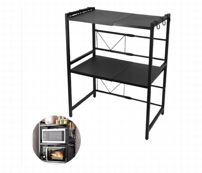 Double Layer Microwave Oven Rack White - Zoom Image 3