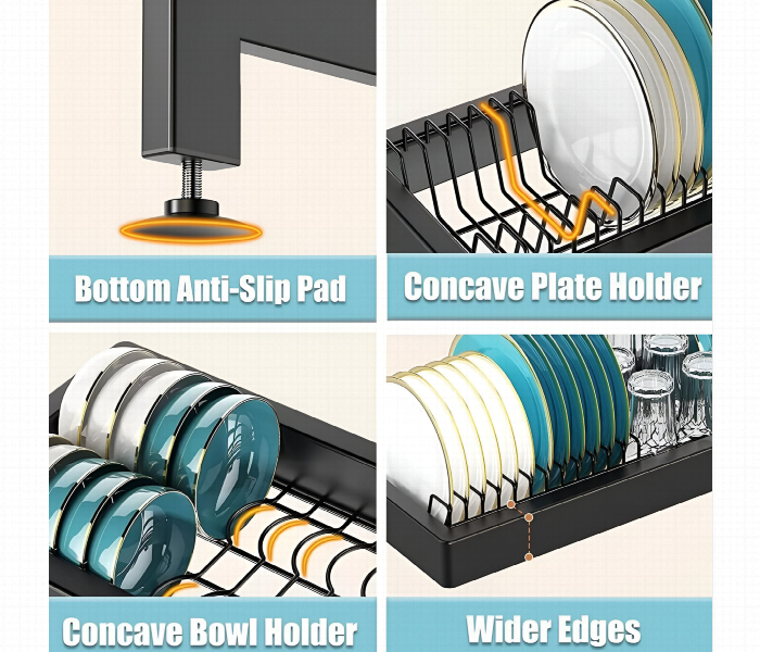 Double Layer Telescopic Kitchen Sink Rack - Zoom Image 2