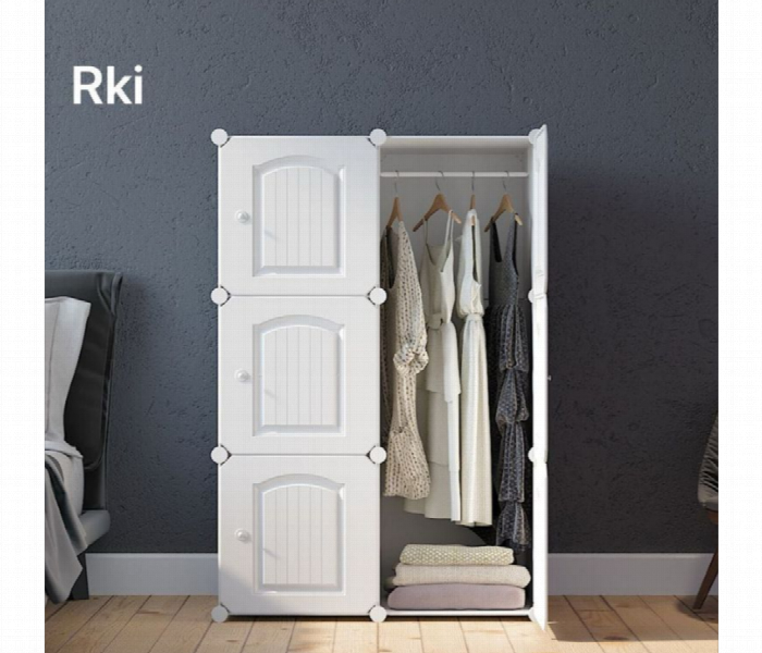 Diy 6 Cube Wardrobe Storage Organizer White - Zoom Image 1