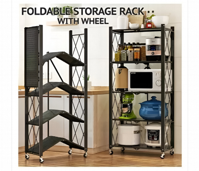 5 Layer Foldable Kitchen Storage Rack - Zoom Image 1