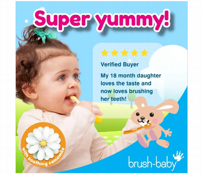 Brush Baby Teething Toothpaste 50Ml Applemint - Zoom Image 4
