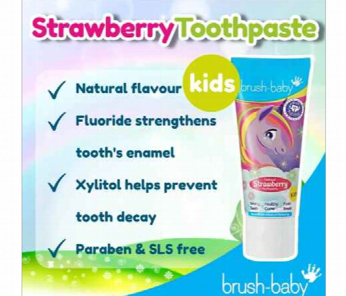 Brush Baby Teething Toothpaste 50Ml Strawberry - Zoom Image 2