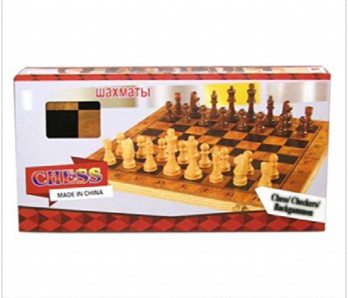 Checker Chess Backgammon Game 3 In One - Zoom Image