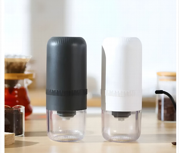Portable Electric Coffee Bean Grinder White - Zoom Image 6