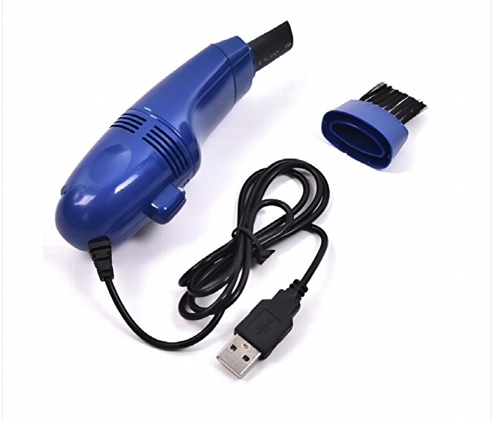 Mini Laptop Vacuum Cleaner Blue - Zoom Image 2