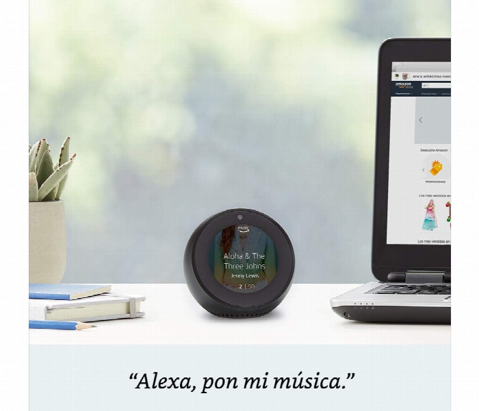 Echo Spot Stylish Compact Echo With A Screen - Zoom Image 3