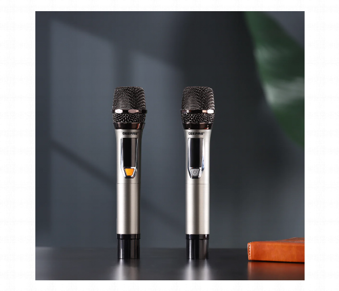 Geepas Gmp15015 Uhf Wireless Mic System - Zoom Image 3