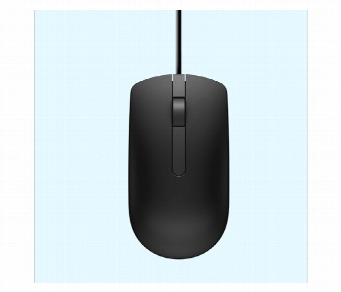 Dell Wired Optical Mouse Ms116 1000Dpi Usb Black - Zoom Image 2