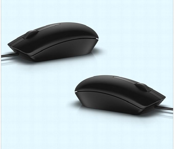 Dell Wired Optical Mouse Ms116 1000Dpi Usb Black - Zoom Image 3