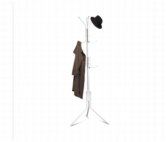 Garment Rack Stand Multihook Clothes White - Zoom Image 1