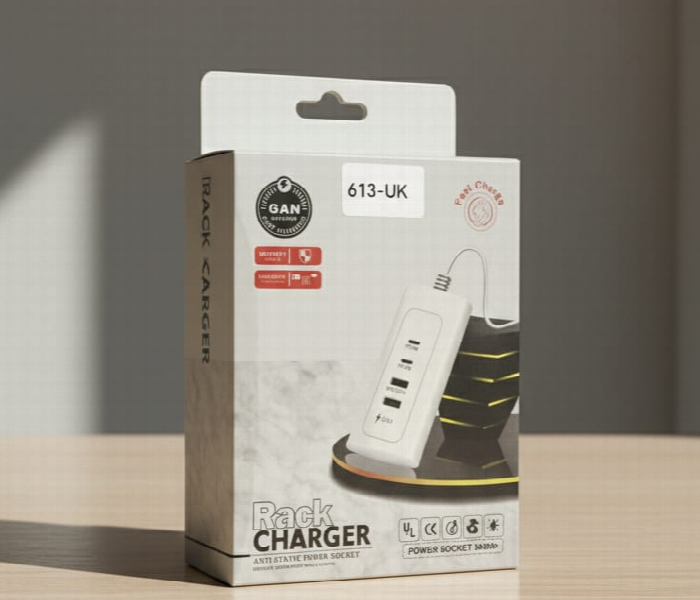 Rack Mobile Charger Anti Static Power Socket 2Pd Usb 2Pd C Type  3Pin Plug - Zoom Image 2