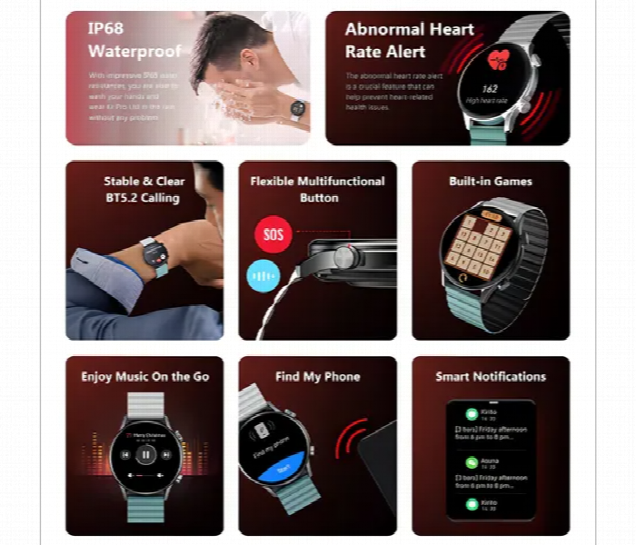 Kieslect Calling Smartwatch Kr Pro Ltd - Zoom Image 5