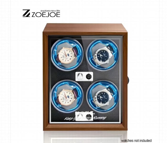 Zoejoe Automatic Watch Winder Box Black - Zoom Image 1