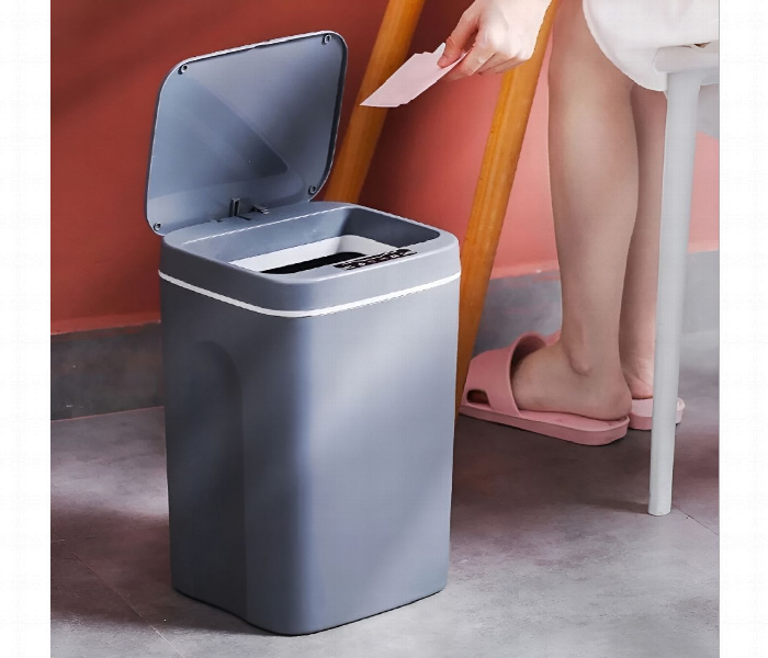 Smart Trash Barrel With Touchless Infrared Sensor - Zoom Image 5