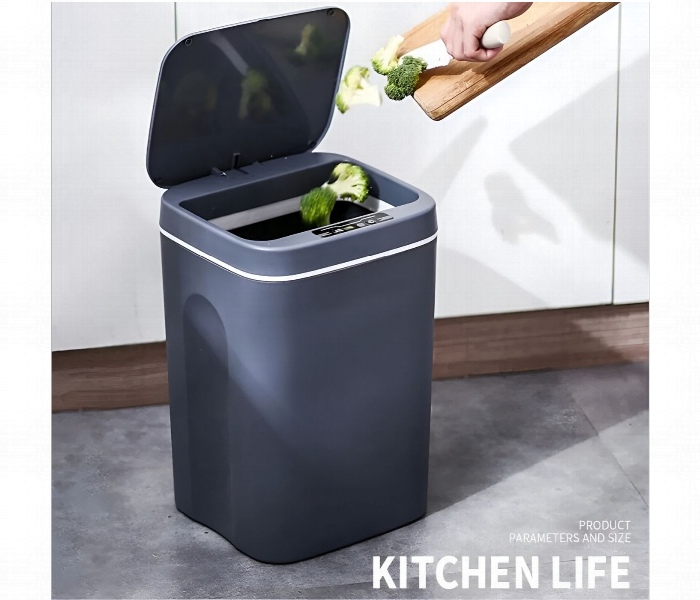 Smart Trash Barrel With Touchless Infrared Sensor - Zoom Image 3