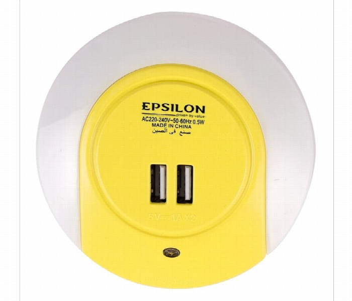 Epsilon Sensor And Switch Led Night Light Es1082 1W Usb - Zoom Image 1