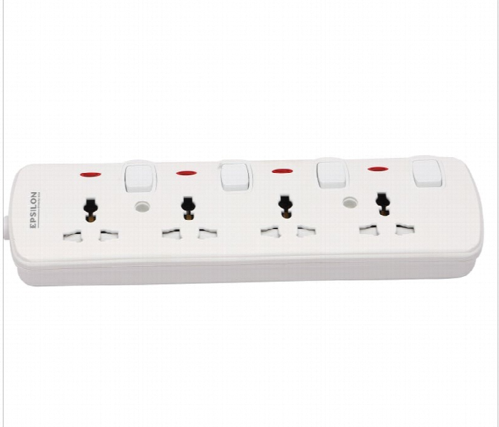 Epsilon 4 Way Extension Socket Es1099 2M Cable - Zoom Image 3
