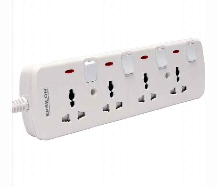 Epsilon 4 Way Extension Socket Es1099 2M Cable - Zoom Image 4