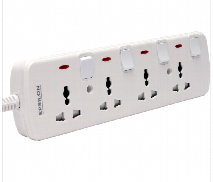Epsilon 4 Way Extension Socket Es1100 3M Cable - Zoom Image 4