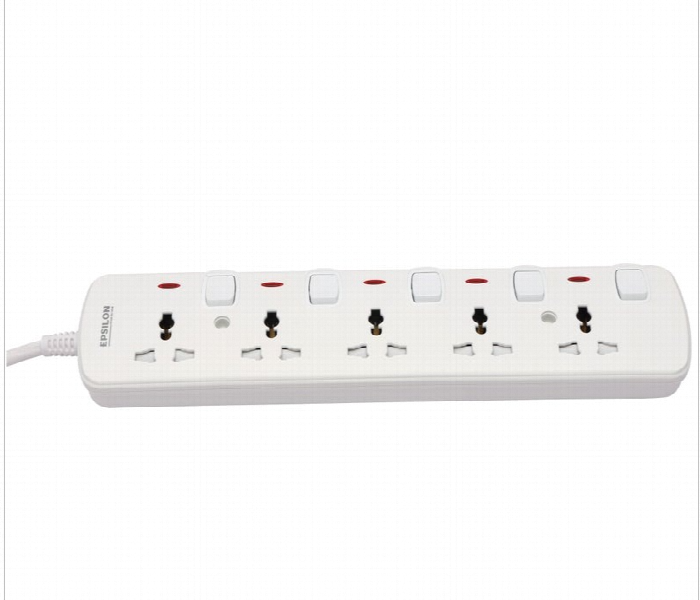 Epsilon 5 Way Extension Socket Es1104 3M Cable - Zoom Image 4