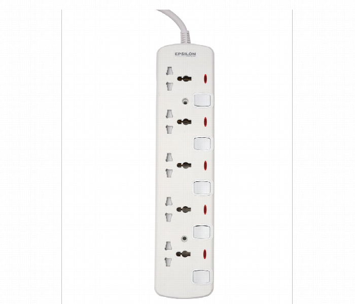 Epsilon 5 Way Extension Socket Es1105 4M Cable - Zoom Image 2