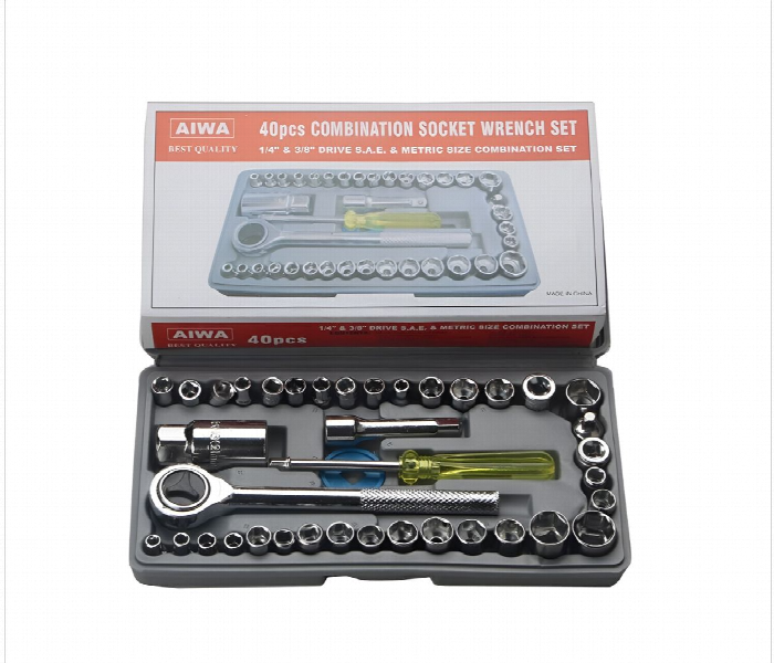 Aiwa 40 Pcs Combinational Socket Wrench Set - Zoom Image 1