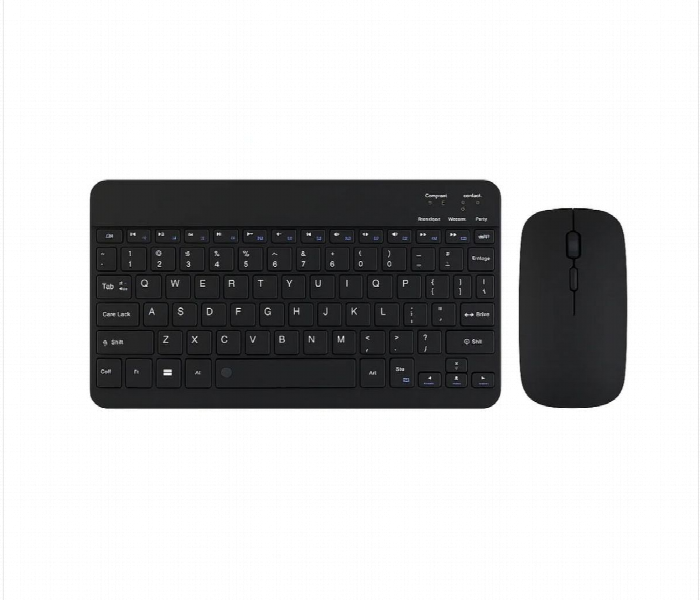 Rechargeable Mouse And Keyboard Kit With Backlight Black - Zoom Image 1