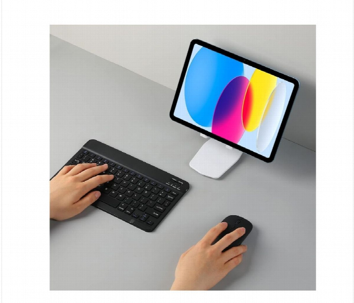 Rechargeable Mouse And Keyboard Kit With Backlight Black - Zoom Image 5