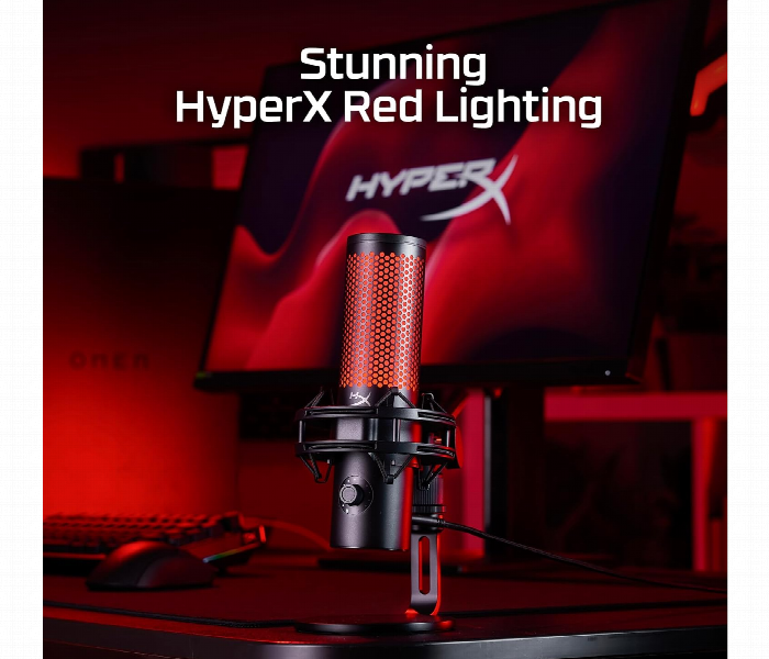 Hyperx Quadcast 2 Usb Microphone Hi Res Studio Quality Black - Zoom Image 2