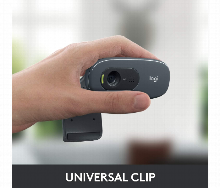 Logitech C270 Hd Webcam 720P Auto Light Correction Usb - Zoom Image 4
